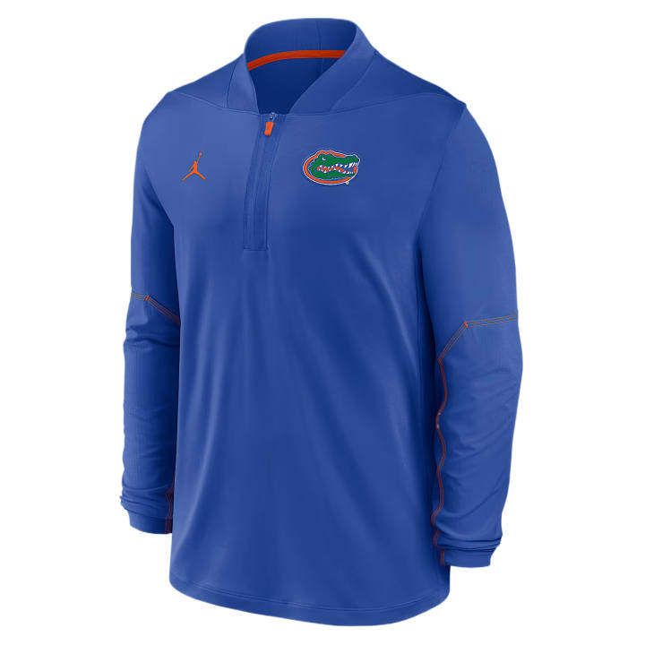 Jordan Jordan Jackets Men's Royal Blue/University Orange Baseball Collar Moderate