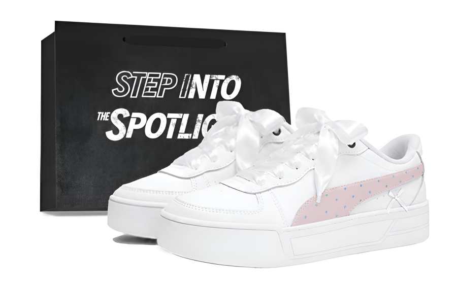 PUMA Skye Skateboard Shoes Unisex Low Top Pink