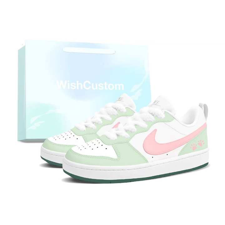Nike Nike Court Borough Skateboard Shoes Women's Low Top Green