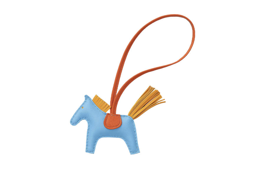 HERMES HERMES Rodeo Charms Unisex Blue Yellow