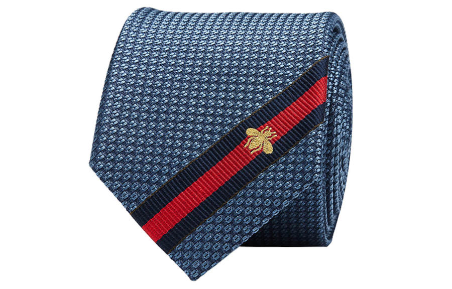 GUCCI GUCCI Silk Ties Men's Light Blue